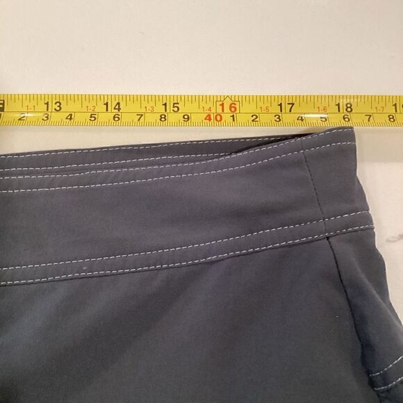 prAna Womens Lena Skort Sz 12 Gray Stretch Hiking Tennis Activewear - Picture 9 of 11
